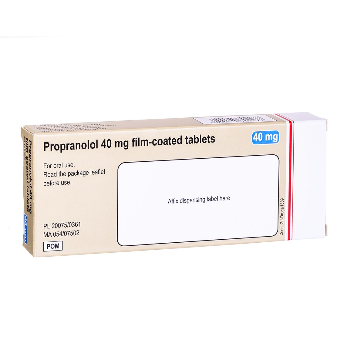 Propranolol (Propranolol hydrochloride)